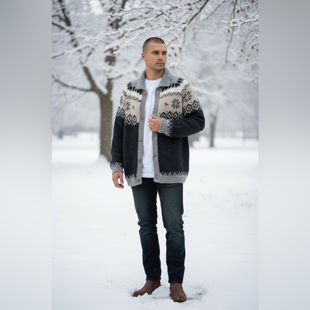 The Alpaca Connection 100% Alpaca Handmade Knit Sweater